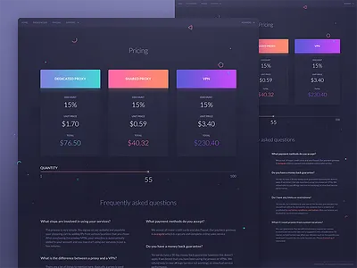 landing page - VPN company design interface landing landing page design main material page price site ui ui design user interface userinterface vpn web web design webdesign website website design