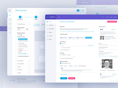 Sociamonials: Dashboard design work admin analytical analytics charts clean dashboard data reports simple ui design uikreative user experience design website