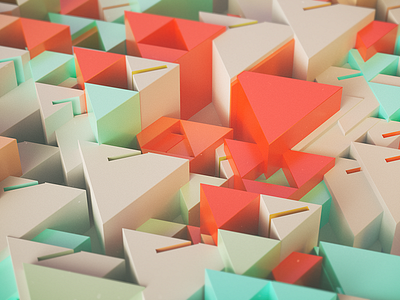 gohanTris 3d after effects c4d cgi cinema 4d octane octane render photoshop x particles
