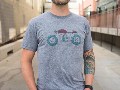 Cafe Racer Shirt cafe racer illustration shirt underbelly