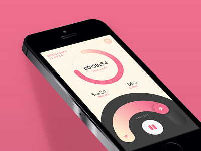 DailyUI #041 - Workout Tracker 041 41 challenge daily dailyui design run sport tracker ui workout