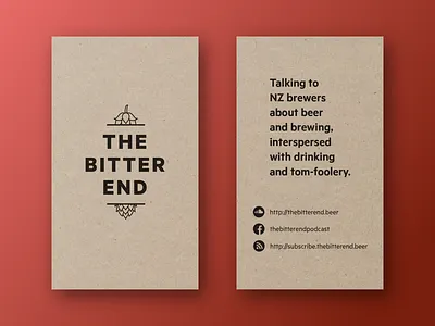 The Bitter End beer brewing craft beer podcasting