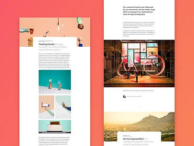 Airbnb Design Blog blog ui web