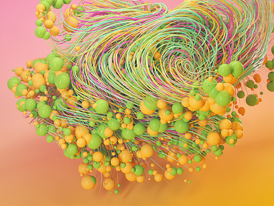 particlezZzz 3d after effects c4d cgi cinema 4d octane octane render photoshop x particles