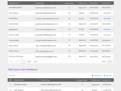 Tables Sketch Layout sketch tables