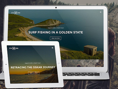 Stamina - Blog Template for Traveler & Storyteller adventurous blog bold blog elegant blog full width blog great blog personal blog story teller blog travel traveler blog