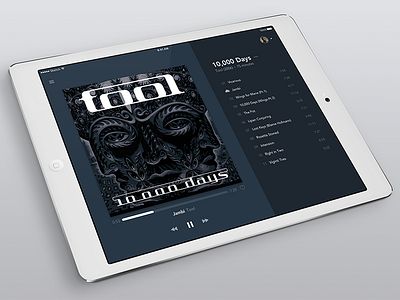 Minimal music player 09 alternative interface music music app music player tool ui user experience user interface ux