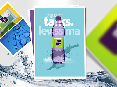 Water Tarks bottle branding gênia tarks water