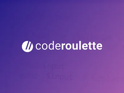 Coderoulette brand product hunt roboto ui web