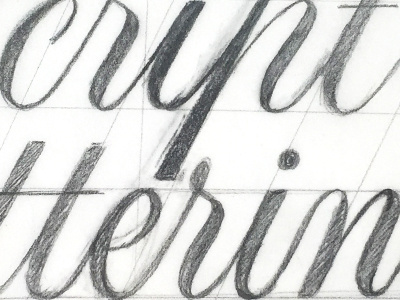 FREE Script Guide Sample course guide handlettering lettering script scriptlettering tutorial type wip