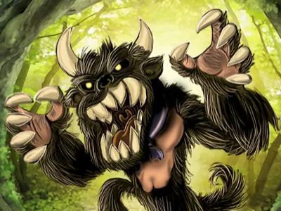 Monster for Magic the Gathering beast illustration magic monster mtg