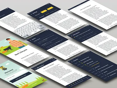Reader App android app design ios responsive ui ux