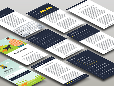 Reader App android app design ios responsive ui ux