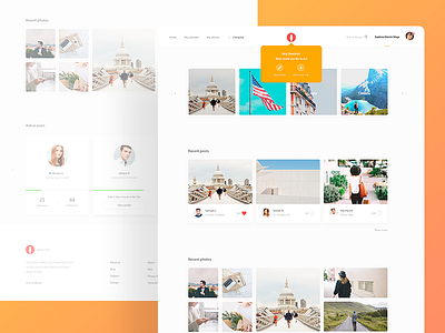 Blosim Home Page clean iran journey landing landing page minimal template travel trip voyage web app website