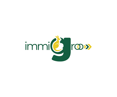 Immigroo branding graphic design logo
