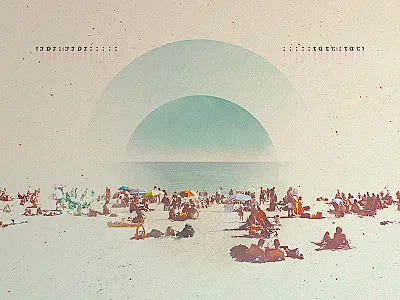 V// GRAIN 'o SAND beach geometry grain minimal noise photoshop sand shape summer warm water