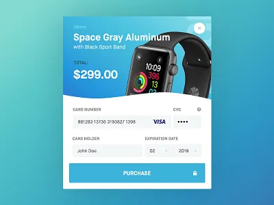Day 02 - Checkout apple dailyui design minimal ui ux webdesign