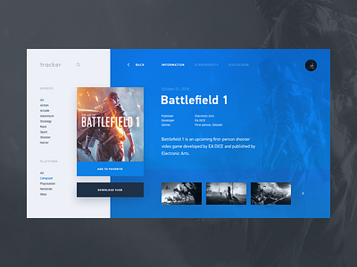 Tracker battlefield 1 blue clean download games torrent tracker ui