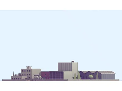 WIP 3d blender building city game isometric low low poly model poly