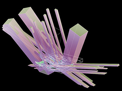 Projectors, Projections. Masses, Mediations. code data digital graphic graphicdesign illustration infographic light rendering simulation ui ux