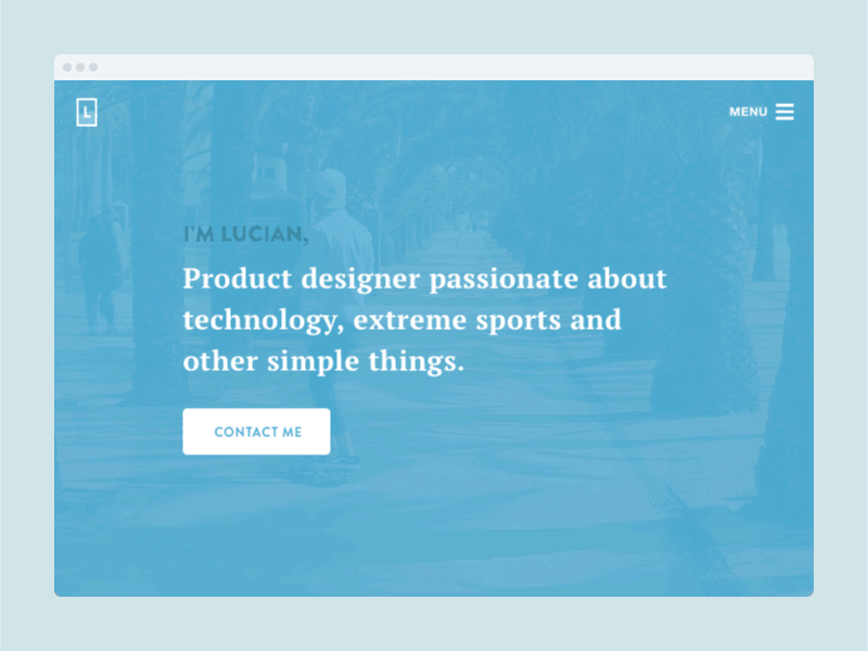 Back on Dribbble animation case contact form mobile portfolio scrolling study ui user experience user interface ux