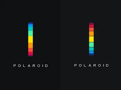 Polaroid Logo Variations brand colorful colors logo mark movement polaroid wheel zoetrope