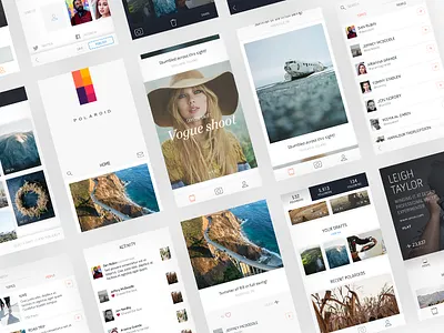 Pixels for Polaroid app light photography polaroid ui ux