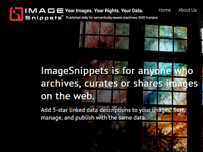 Ongoing Project - Image Snippets Website Revamp clean custom design flat home responsive theme web web design website wordpress