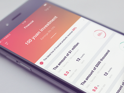 Financial ui