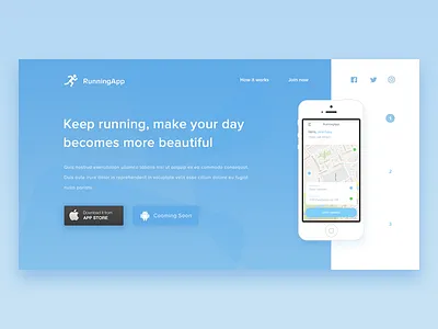 Daily UI #003 - Landing Page Element dailyui landing page ui ux web