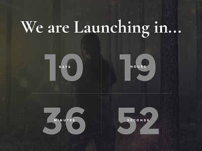 Coming Soon Pages [SIMON Project] bold clean coming soon countdown counters creative maintenance minimalism premium themeforest ui