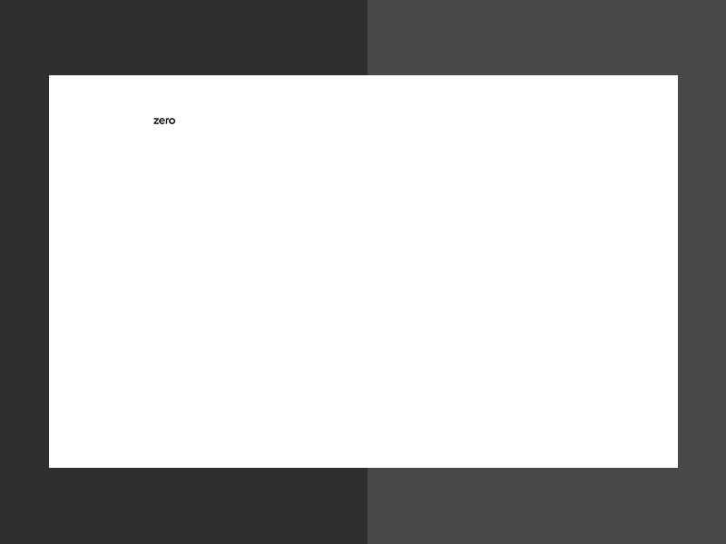 Zero. animation bank banking credit card design fintech gif hero minimal typography ui zero