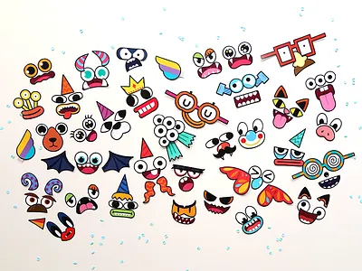 Halloween Monster Maker Kit decoration halloween kids kidsart kidscraft maker monster papertoy