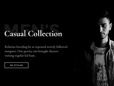 eCommerce Front Page [SIMON Project] bold clean clothing creative ecommerce minimalism premium product retail shop themeforest ui
