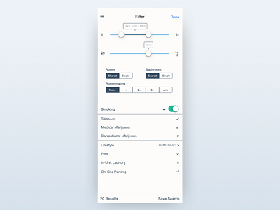 Filter Settings filter housing segmented controls weed