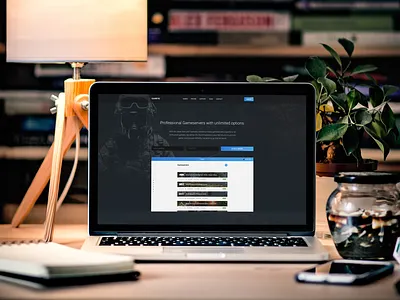 Gameye Game Servers Landing admin clean dashboard games gameye gaming hosting landing minimal server servers steam
