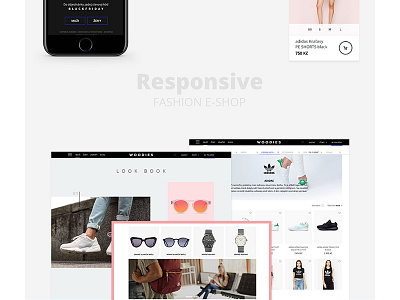 Woodies design online store ui ux website