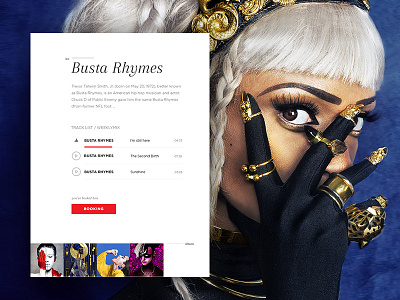 Playlist Music on Nextop WordPress theme for Artist artist booking elegant style fashion gallery lifestyle model model agency modern photographer portfolio talent agency