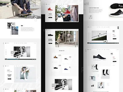 Supra on Behance animation behance clean ecommerce grid logo skate typography ui ux video