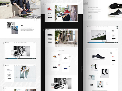 Supra on Behance animation behance clean ecommerce grid logo skate typography ui ux video