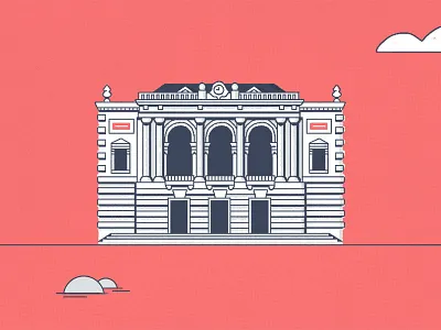 Monuments buildings france illustration montpellier monument opera
