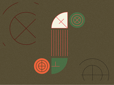 S of something bege branding brown green layout orange s