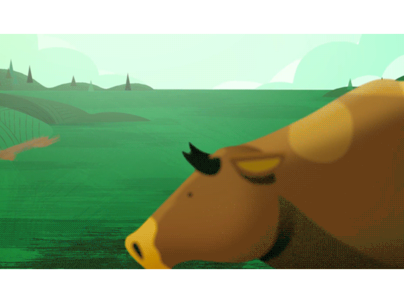 Cows and mud. agriculture animation bird farm farming gif tractor university wildlife