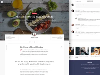 Magic Stone: Sample #3 article blog post sketch ui ui kit web web design