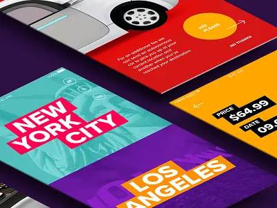 Booking App Concept booking concept funsize ios iphone mobile