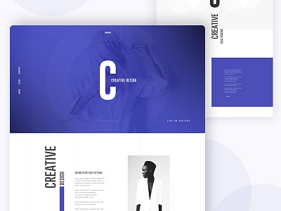 DEX Creative Landing Page Design III app landing page creative creative design dex dribbble best shot illustration landing page template
