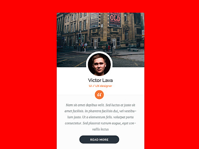 Testimonial Card card crowd funding minimal testimonial ui ui kit website