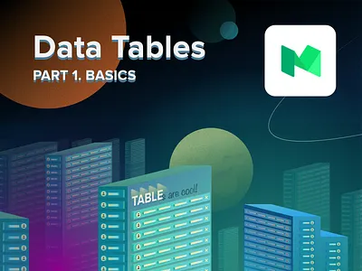 Data Tables Design article data table grid guide illustration medium ux design