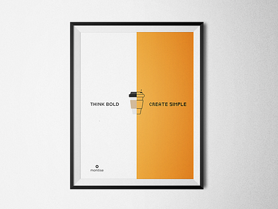 Non-Fat Pixels coffee monitise motivational pixel poster