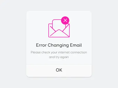 Wallet Dialogues App app dialogues error fintech ios message sketch ui ux yoyo wallet